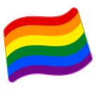 The rainbow flag emoji