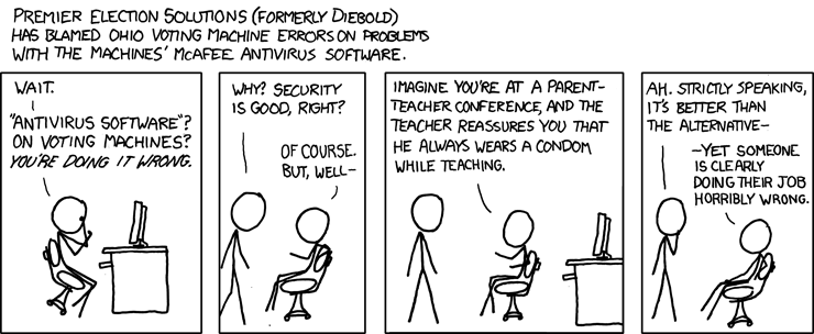 another xkcd comic about voting security